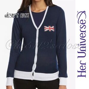 Her Universe Doctor Who TARDIS Cardigan XXL